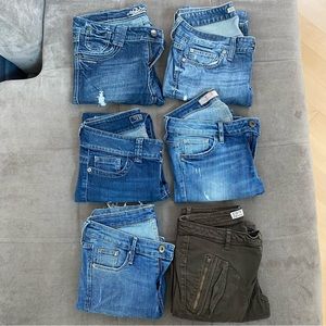 LIKE NEW Denim Jeans Bundle, Size 26